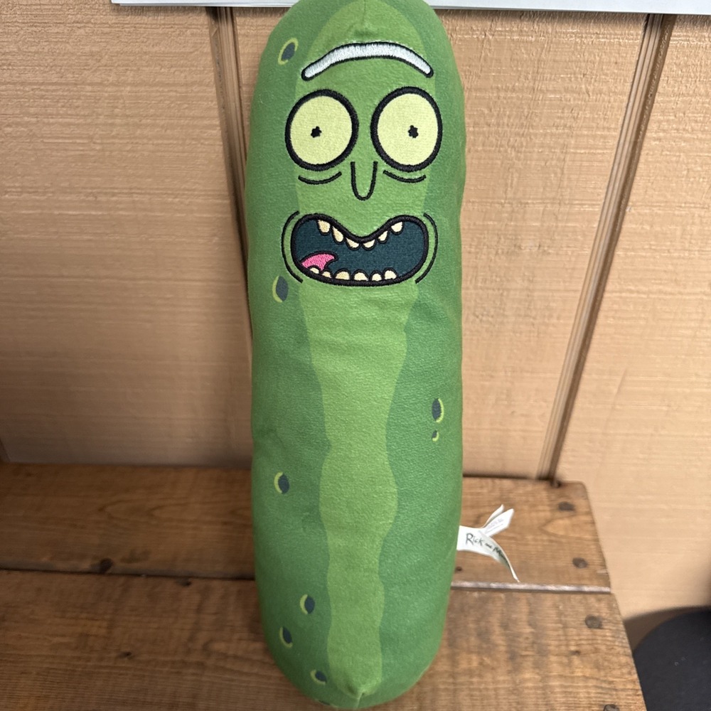 Pickle Rick Plush‎ From Rick and Morty Stuffed Toy 12"x4"